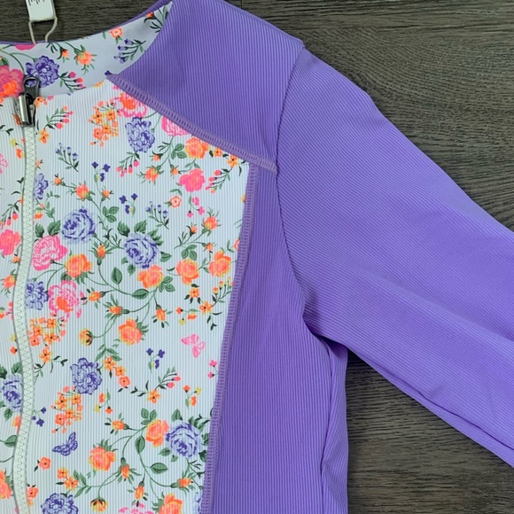 Maaji Backyard Triton Reversible Long Sleeve One-Piece Swimsuit - Size L - NWT - Picture 7 of 12